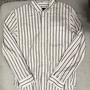 Club Monaco Slim Fit Pinstripe Button Down